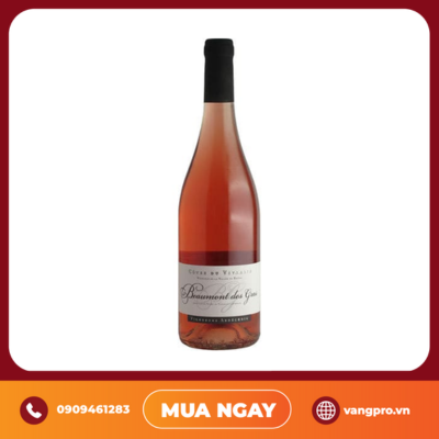 VANG HỒNG PHÁP BEAUMONT DES GRAS 750ML