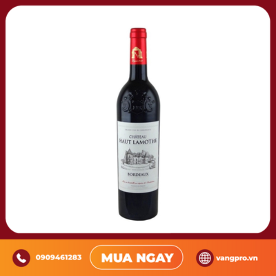 VANG ĐỎ PHÁP BORDEAUX CHATEAU HAUT LAMOTHE