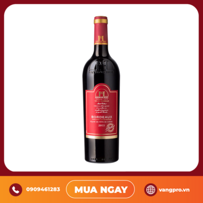 VANG ĐỎ PHÁP BORDEAUX RAYMOND HUET 2013