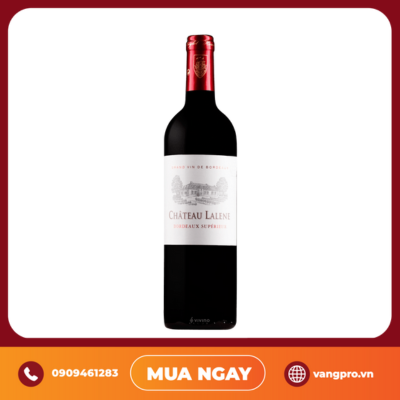 VANG ĐỎ PHÁP BORDEAUX SUPERIEUR CHATEAU LALENE