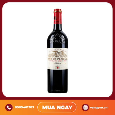 VANG ĐỎ PHÁP BORDEAUX SUPERIEUR CHATEAU TOUR DE PERRIGAL