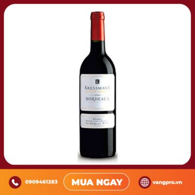 VANG ĐỎ PHÁP BORDEAUX SUPERIEUR KRESSMANN