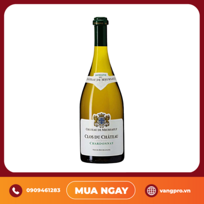 VANG TRẮNG PHÁP BOURGOGNE CLOS DU CHATEAU CHATEAU DE MEURSAULT