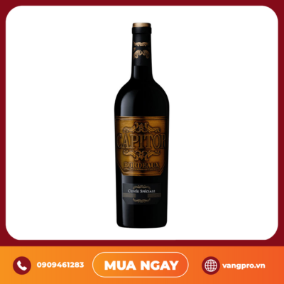 VANG ĐỎ PHÁP CAPITOR BORDEAUX CUVÉE SPECIALE 750ML