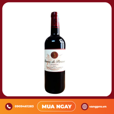 VANG ĐỎ PHÁP BARON DE PERISSAC 2014