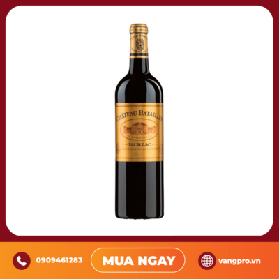 VANG ĐỎ PHÁP CHATEAU BATAILLEY 3EME CRU CLASSE PAUILLAC 2016