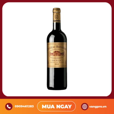 VANG ĐỎ PHÁP CHATEAU BATAILLEY GRAND CRU CLASSE 2011