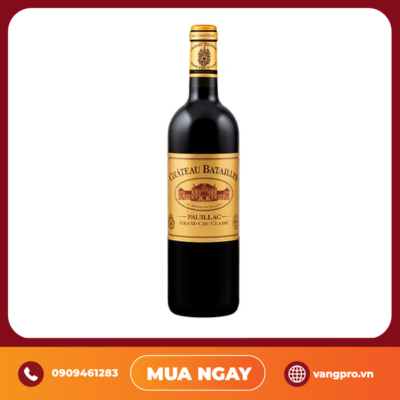 VANG ĐỎ PHÁP CHATEAU BATAILLEY GRAND CRU CLASSE 2012