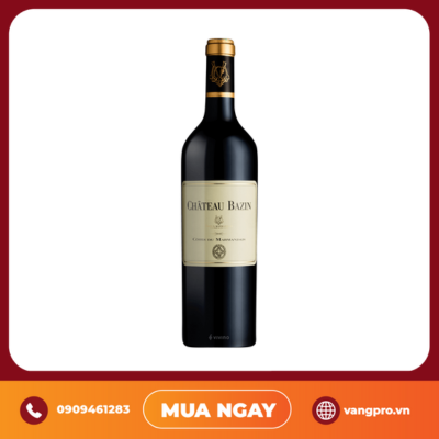 VANG ĐỎ PHÁP CHATEAU BAZIN COTES DU MARMANDAIS