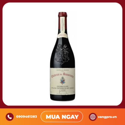 VANG ĐỎ PHÁP CHATEAU BEAUCASTEL CHATEAUNEUF DU PAPE 2012