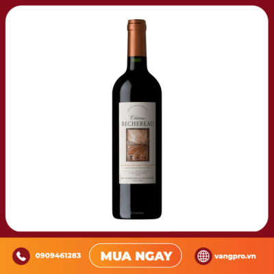 VANG ĐỎ PHÁP CHATEAU BECHEREAU MONTAGNE SAINT EMILION