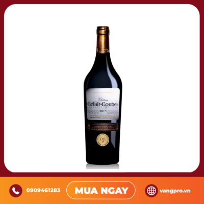 VANG ĐỎ PHÁP CH TEAU BELAIR COUBET BORDEAUX SUPÉRIEUR 750ML