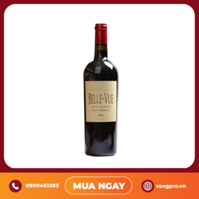 VANG ĐỎ PHÁP CHATEAU BELLE VUE HAUT MEDOC