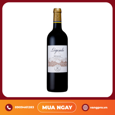 VANG ĐỎ PHÁP BARONS DE ROTHSCHILD LEGENDE MEDOC 750ML