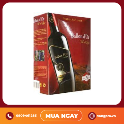 VANG ĐỎ PHÁP BALLON DOR 3L