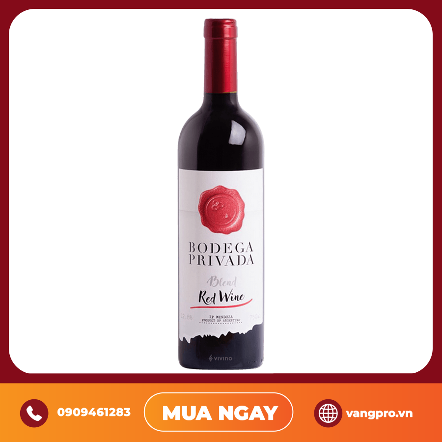 Vang Đỏ Argentina Bodega Privada Blend Red Wine