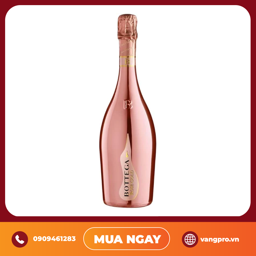 VANG SỦI Ý BOTTEGA ROSE GOLD