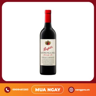 VANG ĐỎ ÚC PENFOLDS KOONUNGA HILL SEVENTY SIX SHIRAZ CABERNET 750ML