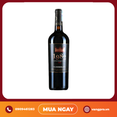 VANG ĐỎ PHÁP 1982 CABERNET SAUVIGNON MERLOT 750ML
