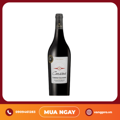 VANG ĐỎ PHÁP ALMA BEZIERS CABERNET SAUVIGNON 750ML