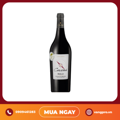 VANG ĐỎ PHÁP ALMA CERSIUS MERLOT 750ML