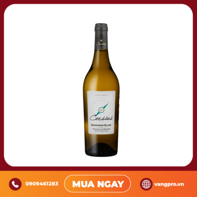 VANG TRẮNG PHÁP ALMA CERSIUS BEZIERS SAUVIGNON BLANC 750ML