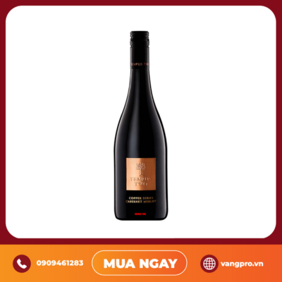 VANG ĐỎ ÚC TEMPUS TWO CABERNET MERLOT COOPER SERIES 750ML