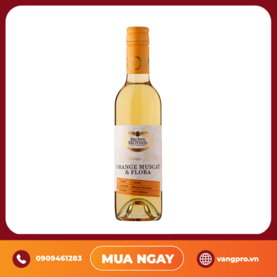 VANG TRẮNG ÚC BROWN BROTHERS ORANGE MUSCAT & FLORA 375ML