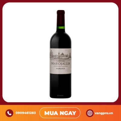 VANG ĐỎ PHÁP CHATEAU MAROJALLIA MARGAUX 2012