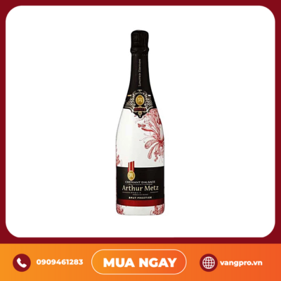 VANG SPARKLING PHÁP ARTHUR METZ CREMANT D'ALSACE BRUT