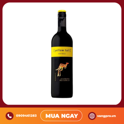 VANG ĐỎ ÚC YELLOW TAIL SHIRAZ 750ML