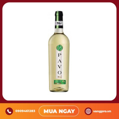 VANG TRẮNG ÚC PAVO CHARDONNAY NO.1 750ML
