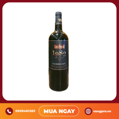VANG ĐỎ PHÁP 1982 CABERNET FRANC 750ML