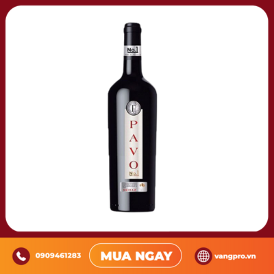 VANG ĐỎ ÚC PAVO SHIRAZ NO.1 750ML