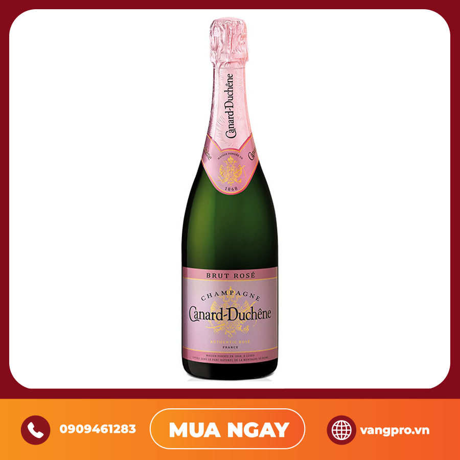 Vang Champagne Canard Duchêne Authentic Brut Rosé