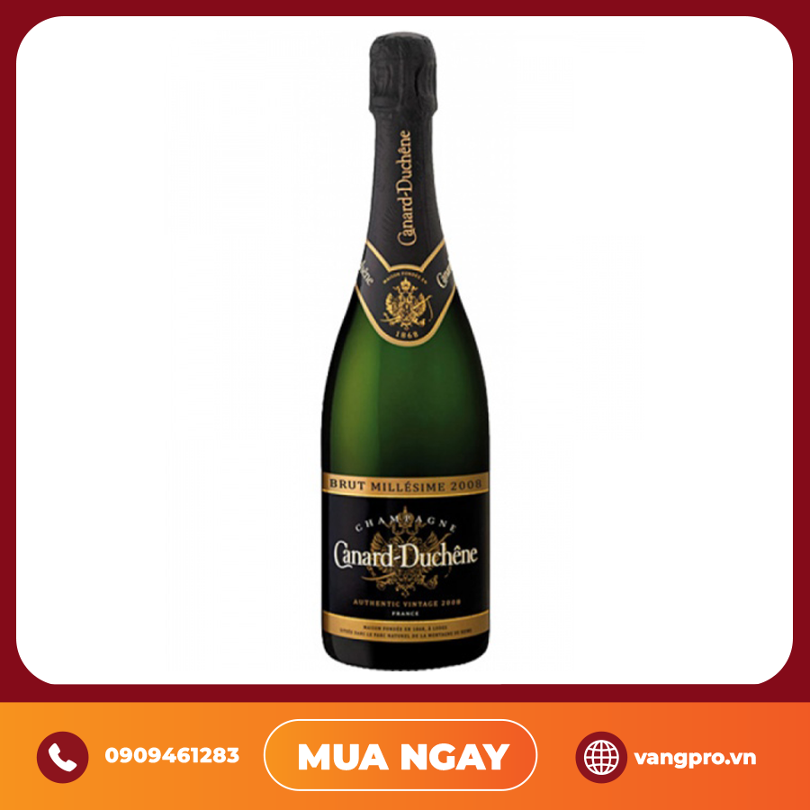 Vang Champagne Canard Duchêne Brut Millesime Naturellement Noble