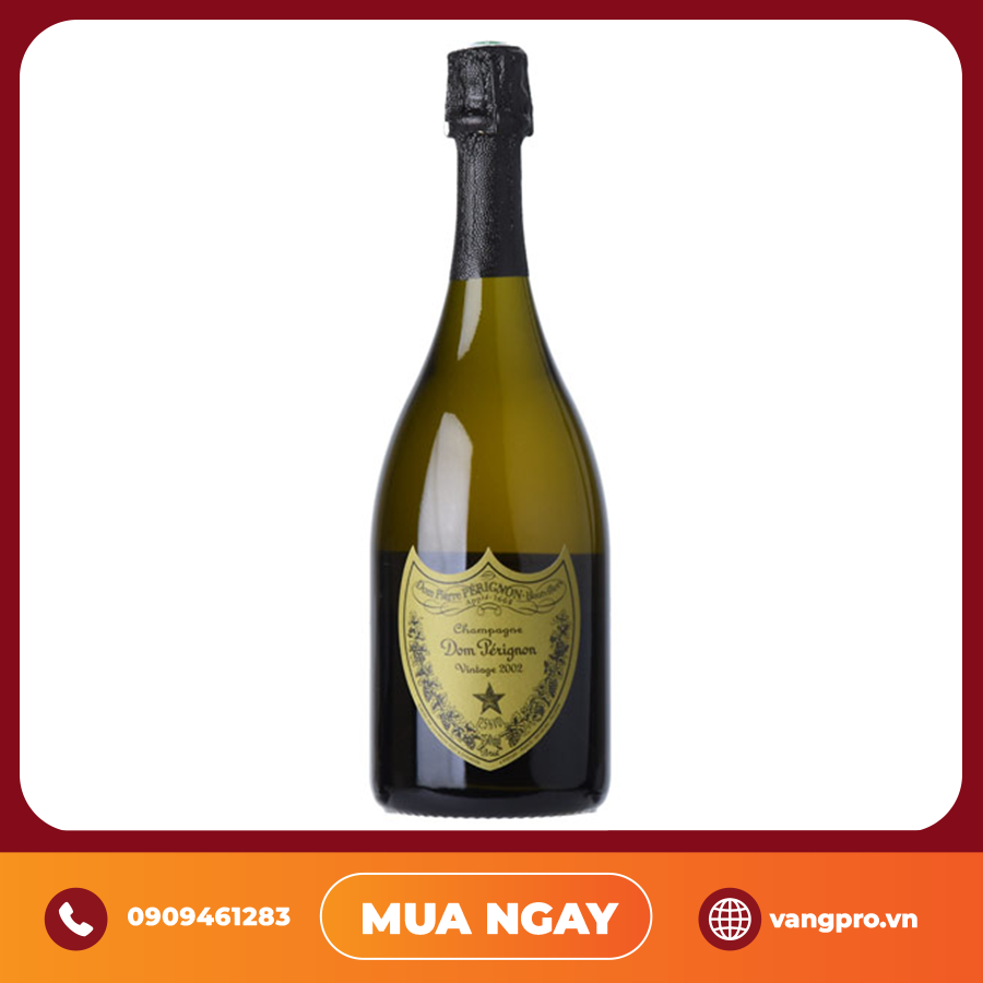 Vang Champagne Dom Perignon Brut 2002
