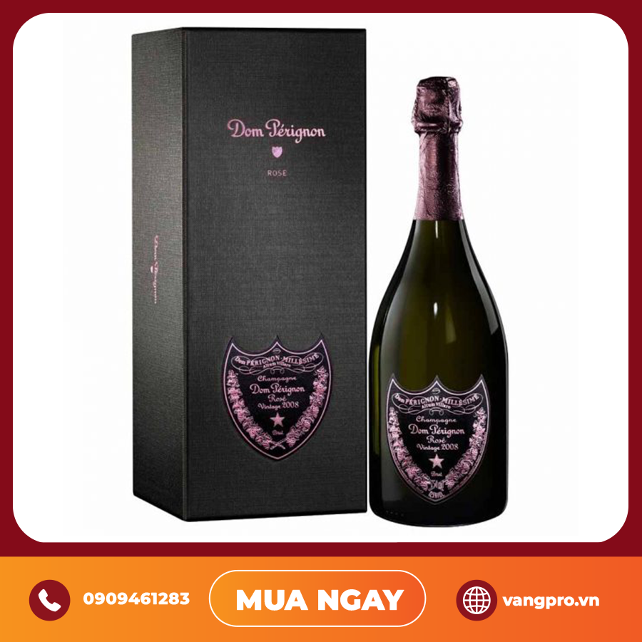 Vang Champagne Dom Perignon Rose Brut