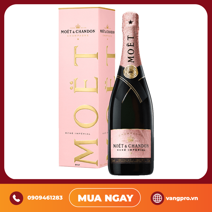 Vang Champagne Moet & Chandon Rosé Impérial Brut