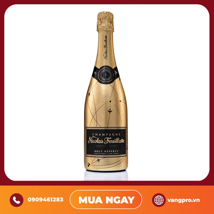 Vang Champagne Nicolas Feuillatte Brut Reserve Sleeve