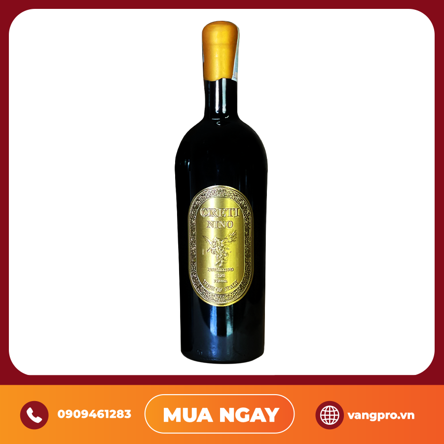 VANG ĐỎ Ý CRETI NINO PRIMITIVO 17%