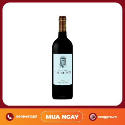 VANG ĐỎ PHÁP CHATEAU CADET BON SAINT EMILION GRAND CRU CLASSÉ 2013