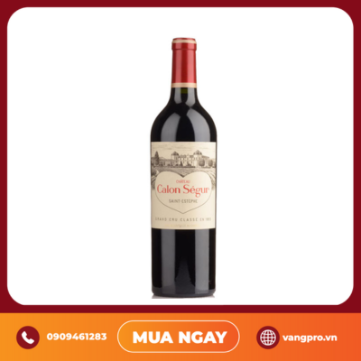 VANG ĐỎ PHÁP CHATEAU CALON SEGUR 3ÈME CRU CLASSÉ 2003