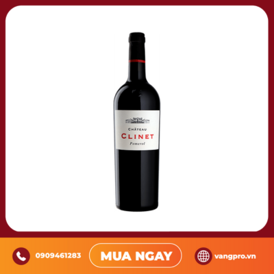 VANG ĐỎ PHÁP CHATEAU CLINET POMEROL AOC 2012