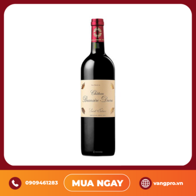 VANG ĐỎ PHÁP CHATEAU BRANAIRE DUCRU 4ÈME CRU CLASSÉ 2009