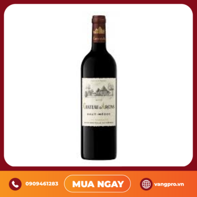 VANG ĐỎ PHÁP CHATEAU D'ARCINS HAUT MEDOC CRU BOURGEOIS 1L50