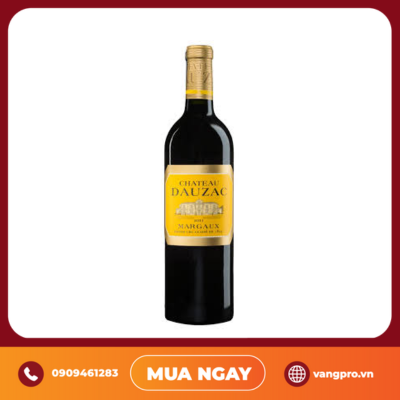 VANG ĐỎ PHÁP CHATEAU DAUZAC MARGAUX 5EME CRU CLASSE 2012