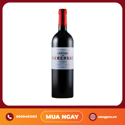VANG ĐỎ PHÁP CHATEAU DE CAMENSAC HAUT MEDOC 5EME GRAND CRU CLASSE 2016