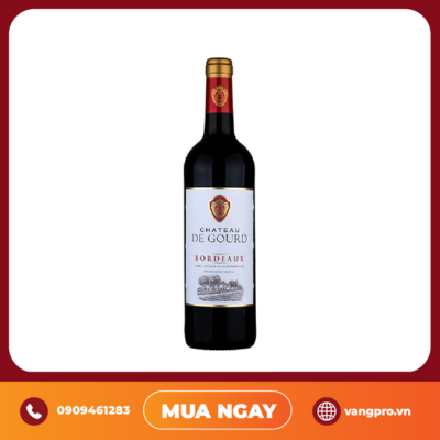 VANG ĐỎ PHÁP CHATEAU DE GOURD BORDEAUX 750ML