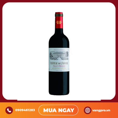 VANG ĐỎ PHÁP CHATEAU DE L'ABBAYE HAUT MEDOC 750ML